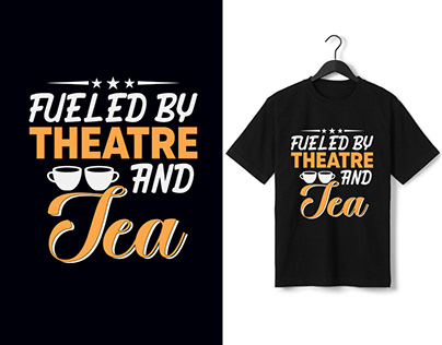 Fueled by Theatre and Tea Musical Acting Theater Svg