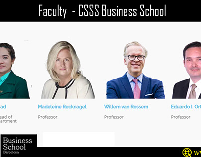 Faculty - CSSS Business School