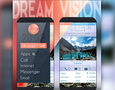 Dream Vision Theme Widget for Android