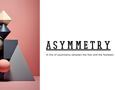 ASYMMETRY - A line between the foot and the footwear