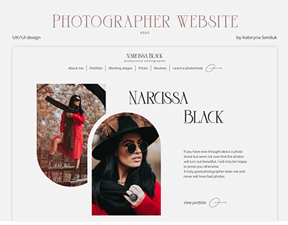 Photographer website