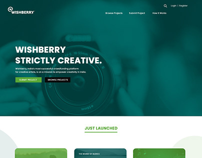 Wishberry Home page