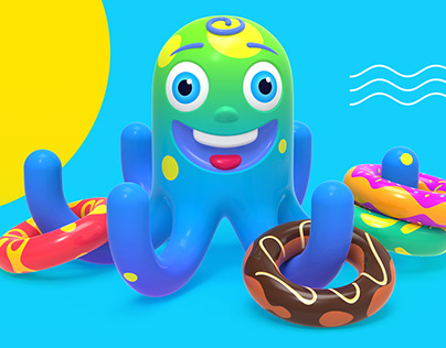 Baby Octopus - Bath Toy