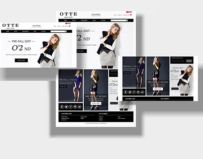 OTTE web design (2014)
