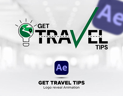 GET TRAVEL TIPS logo reveal animation