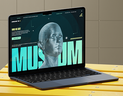 Digital Musuem Website Design | Landing Page | UI/UX