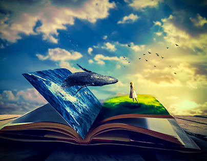 the pages of the book are filled with dreams