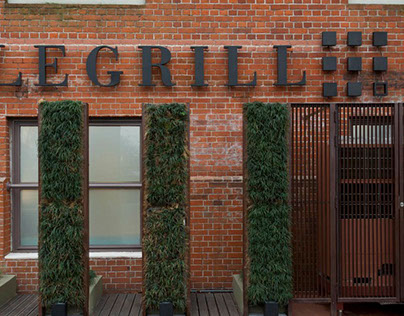 Le Grill Restaurant, diseño de cartelería