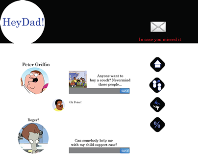 User Centered Information Design - Hey Dad! App