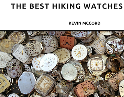 Kevin McCord, NYC, on the Best Hiking Watches of 2018