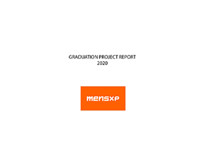 Graduation Project at MensXP