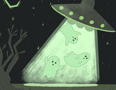 Spooky illustration