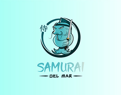 Illustrated logo for Samurai Del Mar
