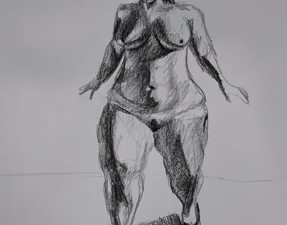 Woman Sketching