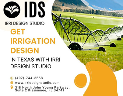 Get Irrigation Design in Texas with Irri Design Studio