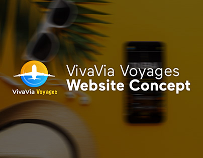 VivaVia Voyages - Travel Agency Website Concept