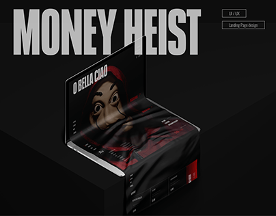 Landing page for event | Money Heist