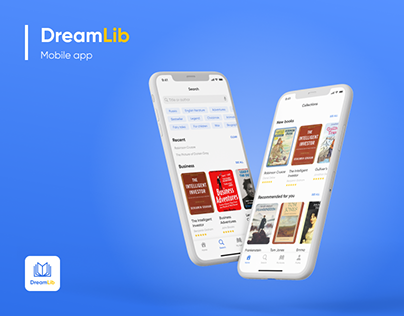 DreamLib (library of books / mobile app)
