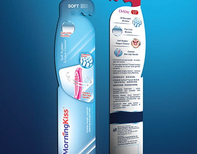 MorningKiss Toothbrush Blister Card Design