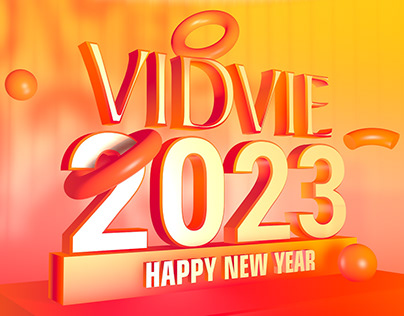 Happy New Year 2023 Motion Graphic Video