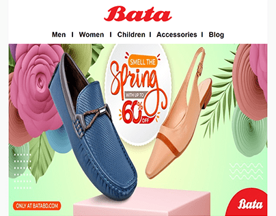 Bata Company Email Template design
