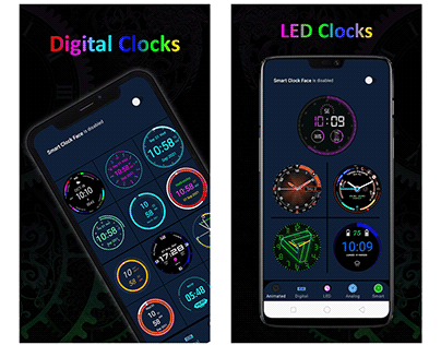 Live Clock and Wallpapers Screen Shots