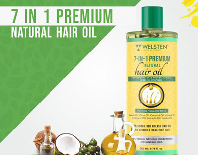 Welsten 7 in 1 Premium Natural Hair Oil