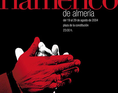 Cartel Festival Flamenco. Ayto. de Almería