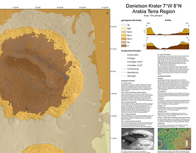 Martian: Danielson Impact Crater
