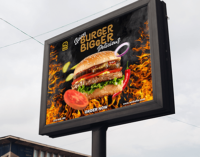 Griller Burger Ad design
