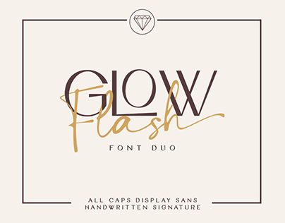 Glow Flash - Font Duo