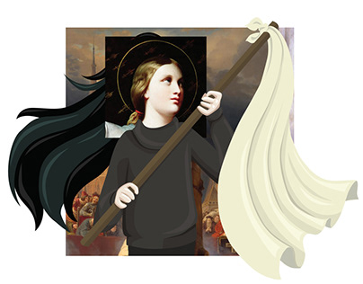 Iranian Joan of Arc / Illustration