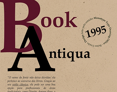 Poster All Type: Book Antiqua