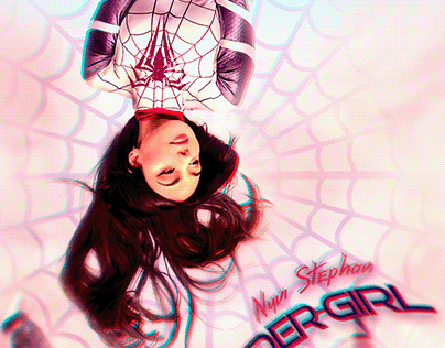 Nyvi Stephan Spider-girl Art Photoshop