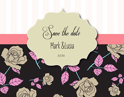 floral wedding invitation collection