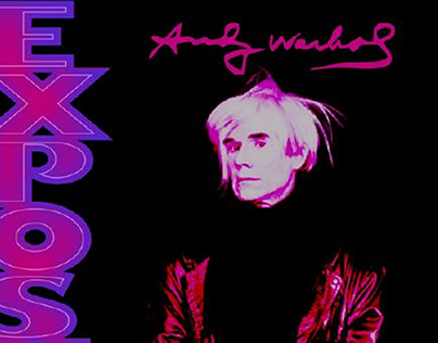 Andy Warhol EXPOSURE Mock Exhibition Brochure