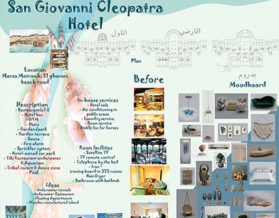 Design for San Giovani Cleopatra Hotel