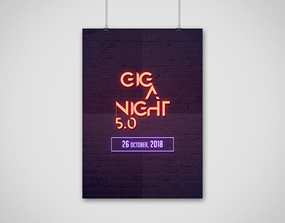 Editorial Design: Neon Light Effect | Roobaroo, NIT-B