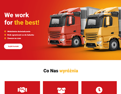 Website for logistic company