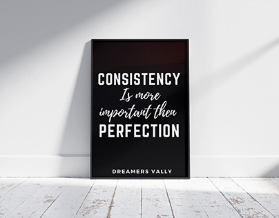 Striving for Consistency: A Motivational Poster