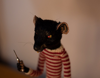 Rat (Fantastic Mr. Fox) Doll Art