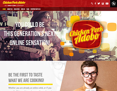 Chicken Pork Adobe Website