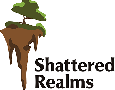 Shattered Realms logo branding