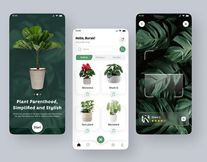 LeafLuxe - Plant Shop App Concept