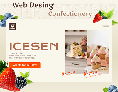 Web Desing Confectionery