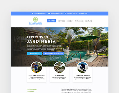 EIZ Jardinería - Sitio Web