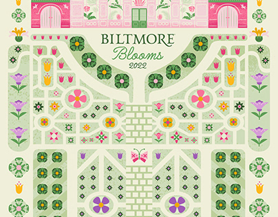 Biltmore Blooms Poster 2022
