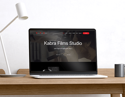 Kabra Films Studio - Website Landing Page Design
