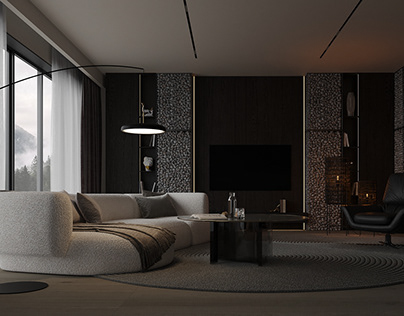 Detailed and discreet living room