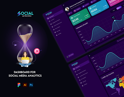 SocialMetricsPro Dashboard: Social Media Analytic